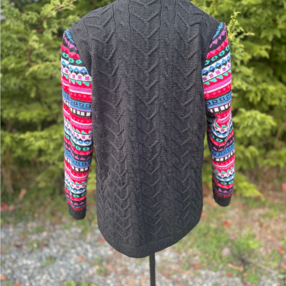 Vintage Nordic Wool Blend Cardigan – Lined – Size M/L - Picture 9 of 12